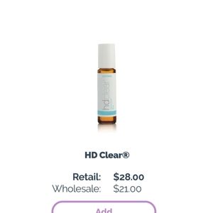 doTERRA HD Clear essential oil